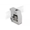 DeLOCK DIN-Schienenadapter RJ45-Buchse zu RJ45-Buchse Cat.6A Grau