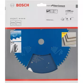 Kreissägeblatt Expert für Faserzement 190 mm 4T Bohrung 20 mm für Handkreissägen