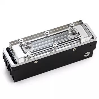 Bitspower Memory Cooler, DDR5, transparent, doppelseitig - 4 DIMMS