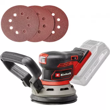 Bodenschleifmaschine EINHELL TP‑RS 18/32 Li BL Solo — 24.000 U/min, Schwarz/Rot, 1,11 kg