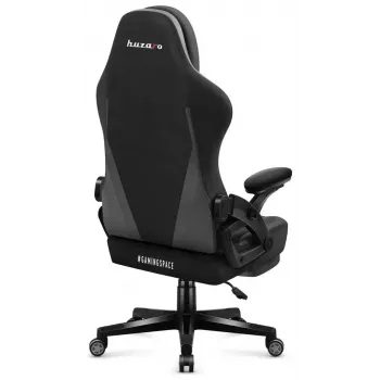 Gaming-Stuhl huzaro Force 4.6 — ergonomischer Stoffsitz, höhenverstellbar, neigbar, Lordosenstütze, 130 kg max., Sitzbreite 41 cm