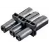 Bachmann - Adapter für Stromanschluss - ST18 (M) auf GST18 (W) - Schwarz (375.515)