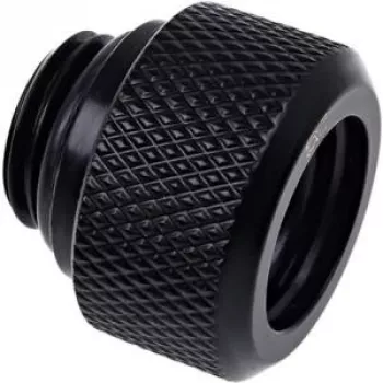 Alphacool Eiszapfen 13mm HardTube Anschraubfitting G1/4 - Tiefschwarz (17262)