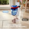Wischmopp VILEDA Mikrofaser 1200 ml Nass, 360° drehbarer Kopf, 140,5 cm Stiel, abnehmbarer maschinenwaschbarer Kopf