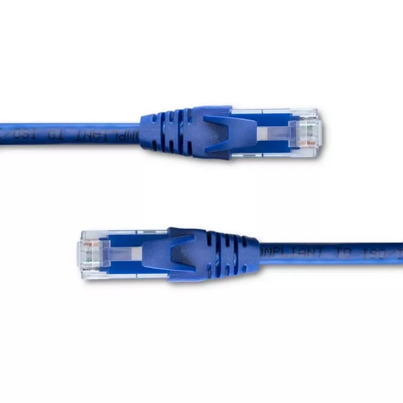 Patchkabel QOLTEC 54534 2xRJ45 UTP CAT6 5m Schwarz