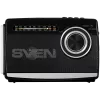 Lautsprecher SVEN SRP-155, schwarz (3W, Bluetooth, FM/AM/SW, USB, microSD, Taschenlampe, Akku)
