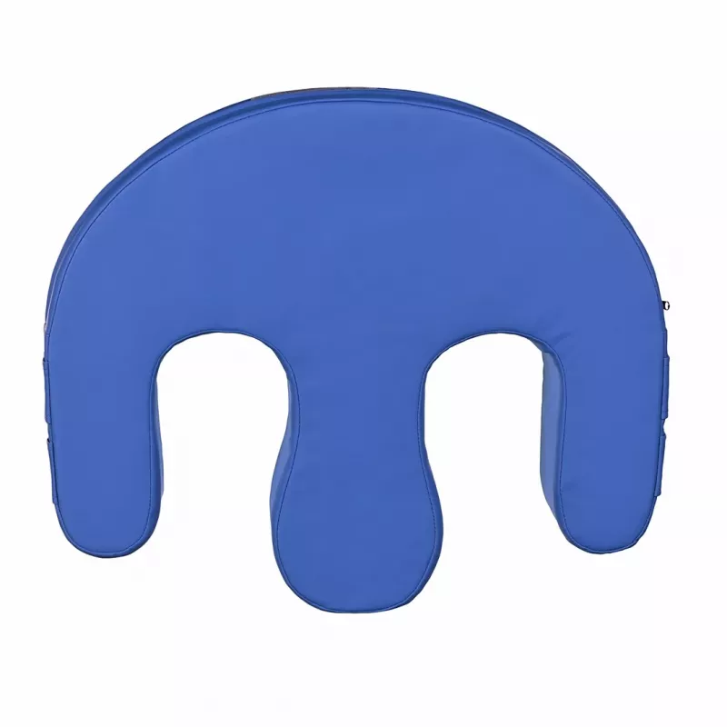 Repositionierungs-/Dreh-Rehabilitationskissen ActionMed PR100AM — blau, Beinstütze, Tasche und Handgriffe