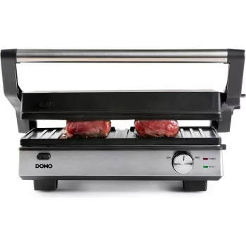 Domo Multifunktionaler Kontaktgrill 2-IN-1 Grill Schwarz (DO9287G)