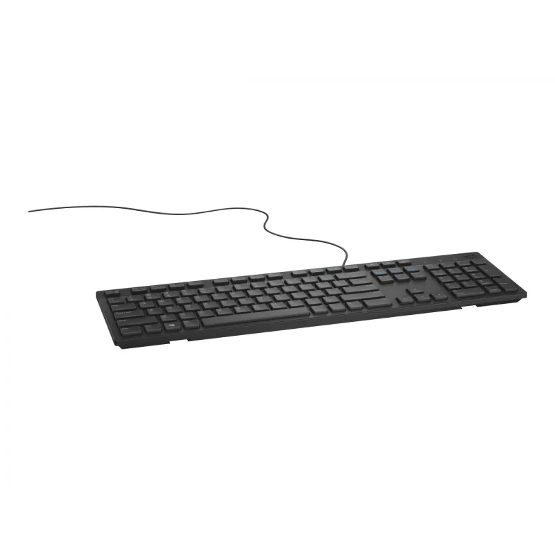 Kabelgebundene Full-Size-Tastatur Dell KB216 — QWERTY Nordic-Layout, schwarz, USB
