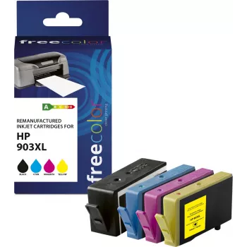 Cartridge Freecolor HP 903XL color BK/C/M/Y remanufactured