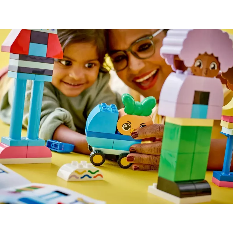 Konstruktionsspielzeug LEGO DUPLO 10423 baubares Menschensortiment, 71 Teile, ab 3 Jahren, Figuren 260 mm Höhe