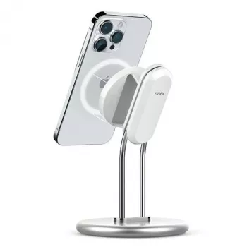 Telefonständer SODI SIM-300 Silber MagSafe – Desktop-Halterung für MagSafe-kompatibles iPhone
