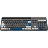 Kabellose Tastatur CANYON HKB-W03 Grau – kompaktes Design, AAA-batteriebetrieben, Modell CNS-HKBW03DG