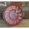 NeXtime Uhr 5187ro London Tisch, Ø16 cm, Wand, Rot/Weiß