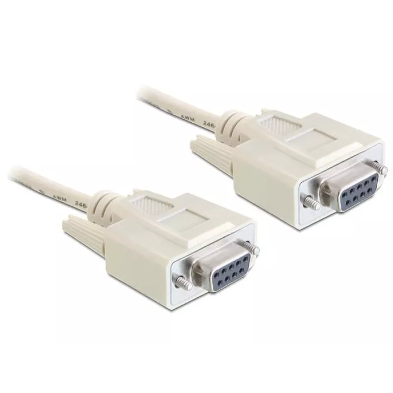 Serielles Kabel DeLOCK 84250 Grau 5m Sub-D9