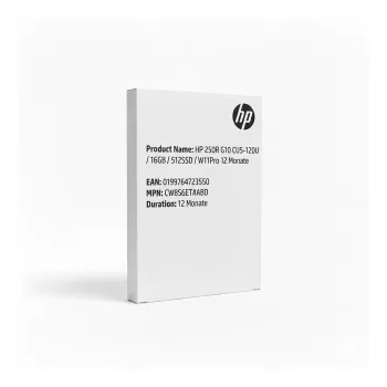 Laptop HP 250RG10 5-120U CW8S6ET#ABD, 39,6 cm (15,6 Zoll) 1920x1080, Intel Core 5 120U, 512GB SSD, Intel Graphics, HDMI, USB-C, silber, kein Betriebssystem
