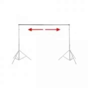 Walimex Pro Teleskop-Hintergrundstange 225–400 cm, bis 6 kg, Zapfenverbindung