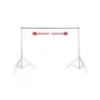 Walimex Pro Teleskop-Hintergrundstange 225–400 cm, bis 6 kg, Zapfenverbindung