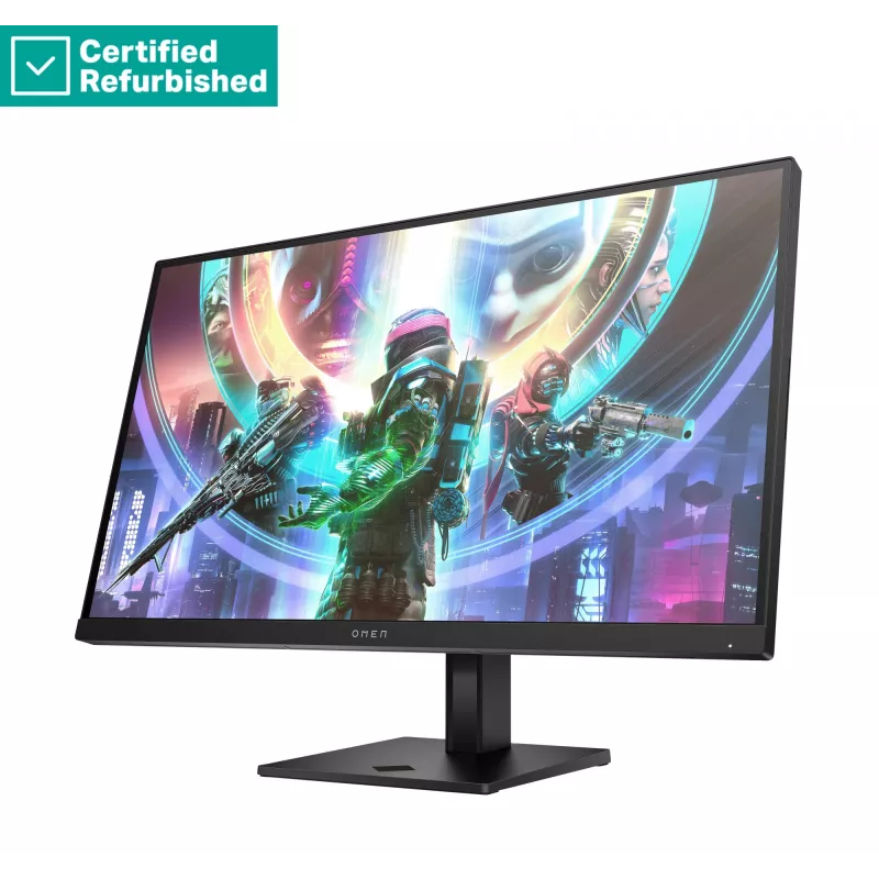 RENEW SILVER OMEN by HP 27qs QHD Gaming-Monitor - 27 2560x1440 QHD 400-nit 240Hz AG, IPS, 2x HDMI/DisplayPort, 2x USB-A, Lautsprecher, höhenverstellbar/neigbar/schwenkbar, 1 Jahr Garantie