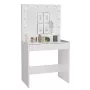 Schlafzimmer-Frisiertisch Topeshop Z.MARINA LUSTRO BIEL — weiße Spanplatte, 2 Schubladen
