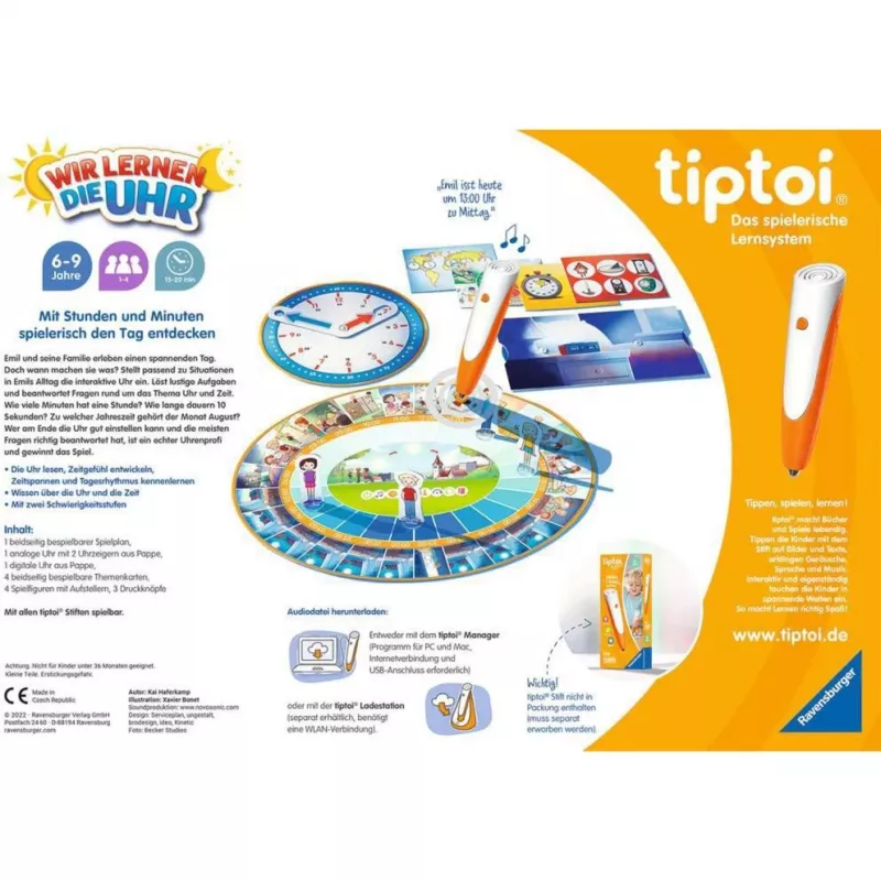 tiptoi 00126 Brettspiel 15 Min. Lernspiel