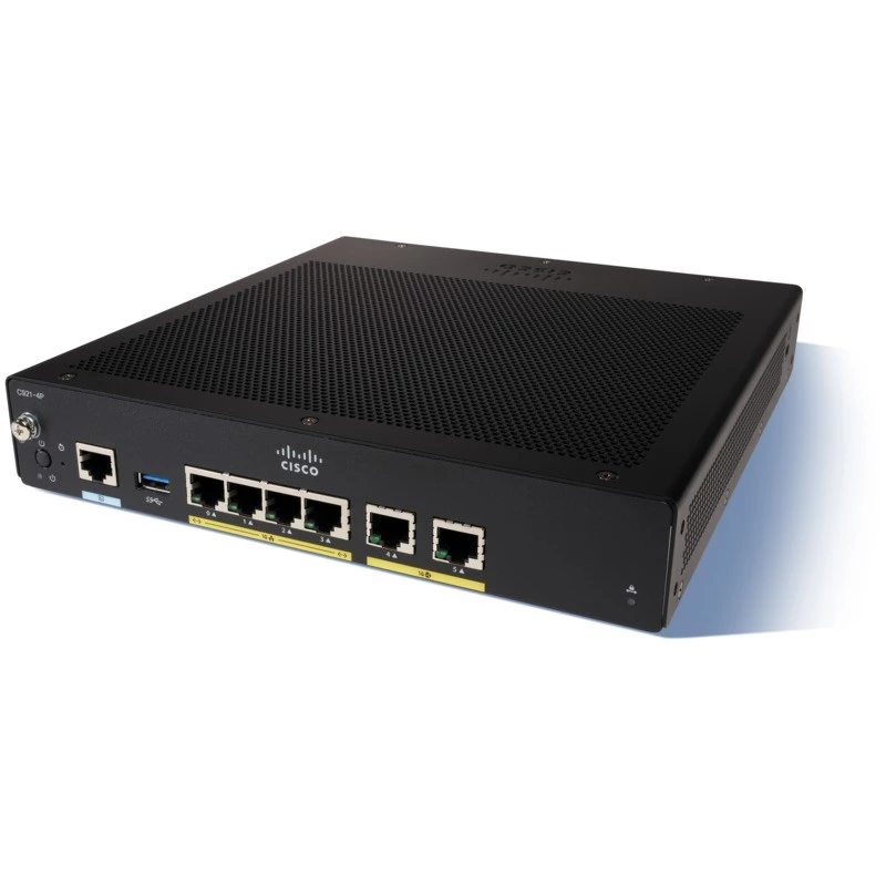 Kabelgebundener Router Cisco C927-4P Gigabit Ethernet Schwarz