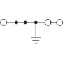 Phoenix Contact PT 6-TWIN-PE 3211498 Schutzleiterklemme Polzahl: 3 0,50 mm² 6 mm² Grün-Gelb 1 Stück (3211498)
