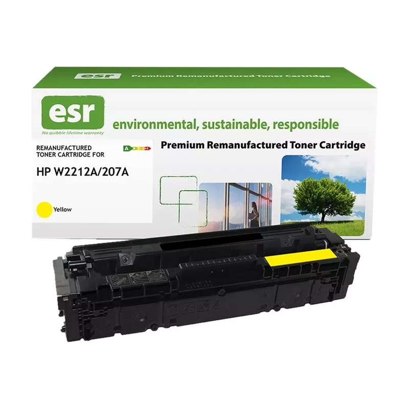 ESR Tonerkartusche kompatibel mit HP W2212A gelb wiederaufbereitet 1.250 Seiten