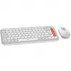 Logitech POP Icon Combo Bluetooth QWERTZ Swiss Orange White Maus