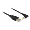 Stromkabel DeLOCK 85544 USB A 1,5 m Schwarz