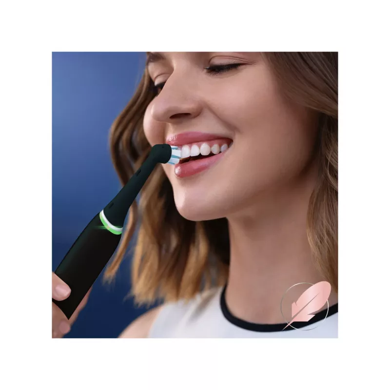 Aufsteckbürsten Oral-B iO Gentle Care — 4er-Pack, schwarze Ersatzbürsten