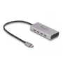 DELOCK USB Hub 10 Gbps Typ-C 4 Ports PD 85W 30cm Kabel