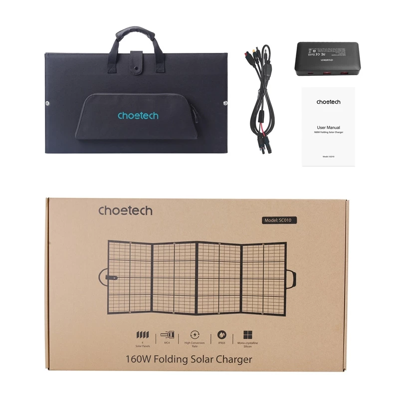 Choetech SC010 160W faltbarer Solarlader