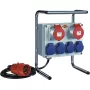 Power Extension Brennenstuhl 1153750 2m 6 AC Outlets Schwarz Blue Red Silver
