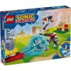 Konstruktionsspielzeug LEGO Sonic the Hedgehog 77001 Campfire Showdown Spielset, 177 Teile, 1 Minifigur, Alter 7+