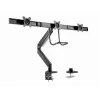 Desk monitor mount GEMBIRD MA-DA3-03, 3-arm, gas spring, VESA 75–100x100, supports 3 displays up to 27 inch, max 18 kg, Schwarz