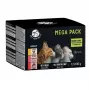 Nassfutterbeutel für Katzen PetRepublic 12x100g — Huhn, Lachs, Kalb