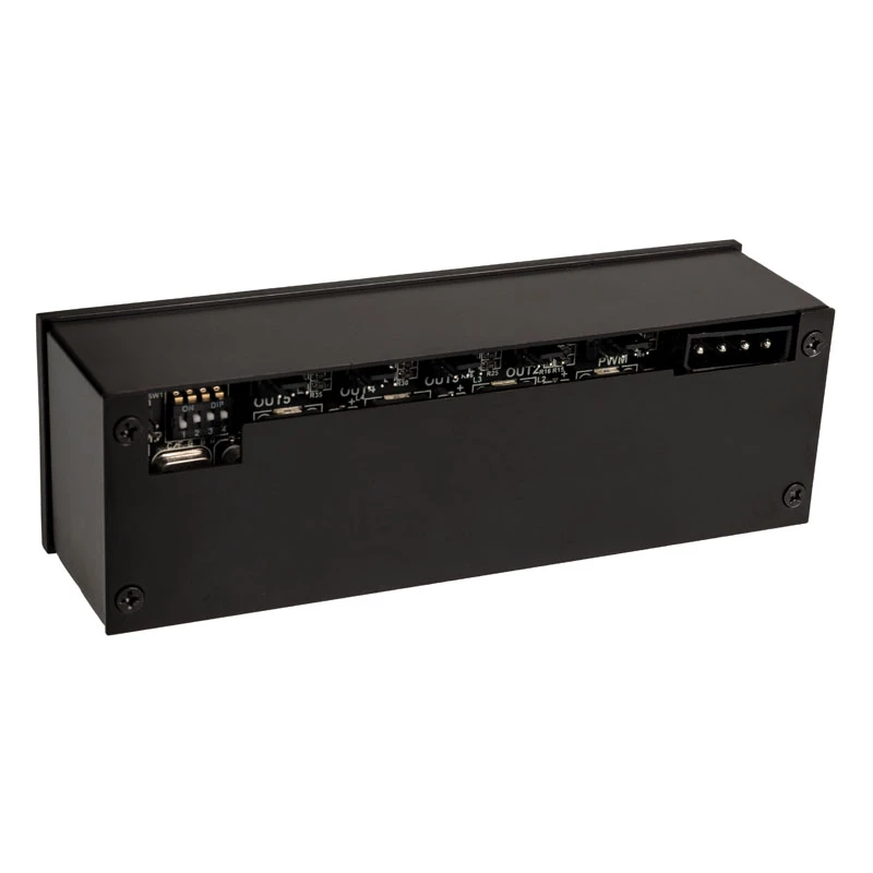 Lüftersteuerung Lamptron CP530 — automatische Lüftersteuerung mit RGB, schwarz