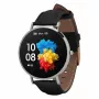 Smartwatch Garett Verona silber-schwarz Leder VERONA_SREB_CZARN_SKOR Garett