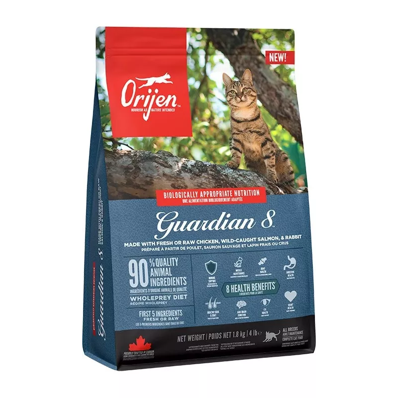 ORIJEN Guardian 8 - Trockenfutter für Katzen - 1,8 kg