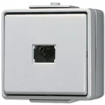 JUNG 633 W Elektroschalter Tastschalter Weiß (633W)