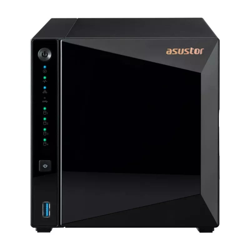 Asustor DRIVESTOR 4 Pro Gen2 AS3304T V2 NAS Realtek RTD1619B 2 GB DDR4 ADM Schwarz