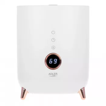 Ultraschall-Luftbefeuchter Adler AD 7972 — 4 L Tank, 300 ml/h, bis zu 35 m², 23 W, weiß