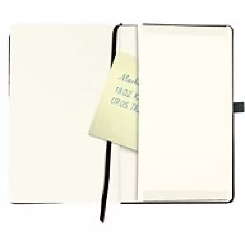Schreibblock Herlitz 11369790 A5 96 Blatt Schwarz