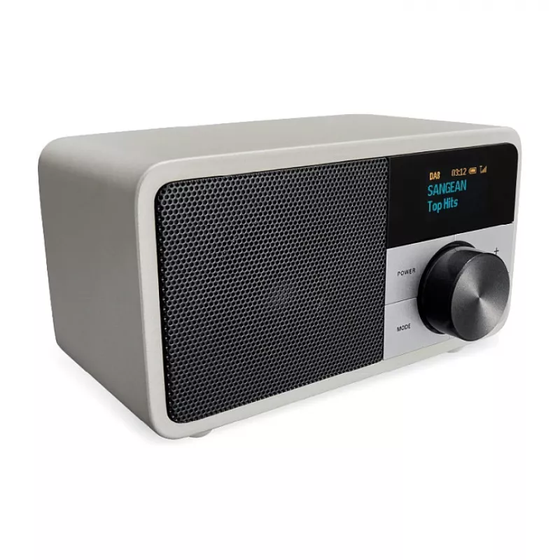 Tischradio Sangean DDR-7 Glacier Silver mit digitalem Tuner und Bluetooth