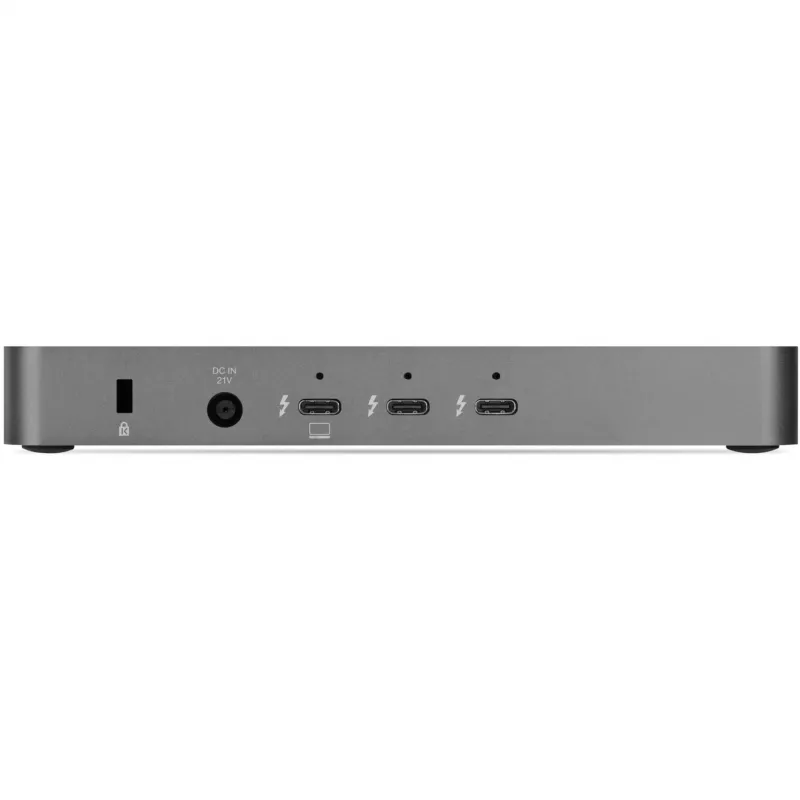 Thunderbolt 5 Hub, Dockingstation Grau/Schwarz, Thunderbolt 5, USB-A