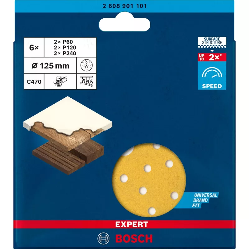 Bosch C470 Schleifscheibe für Farbe, Holz