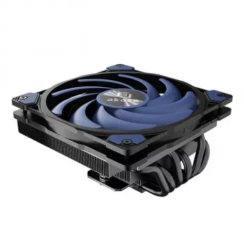 Akasa ALUCIA H6LS M2 CPU-Kühler - 120 mm schwarz Blau (AK-CC4030HP01)