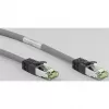 Goobay CAT 8.1 Patchkabel, S/FTP (PiMF), Grau, 0,5 m - LSZH halogenfrei, Kupfer AWG 24 (55135)