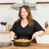 Sauteuse ZWILLING STAUB BRAISERS rund 28 cm, schwarz, Boden-Ø 22,2 cm